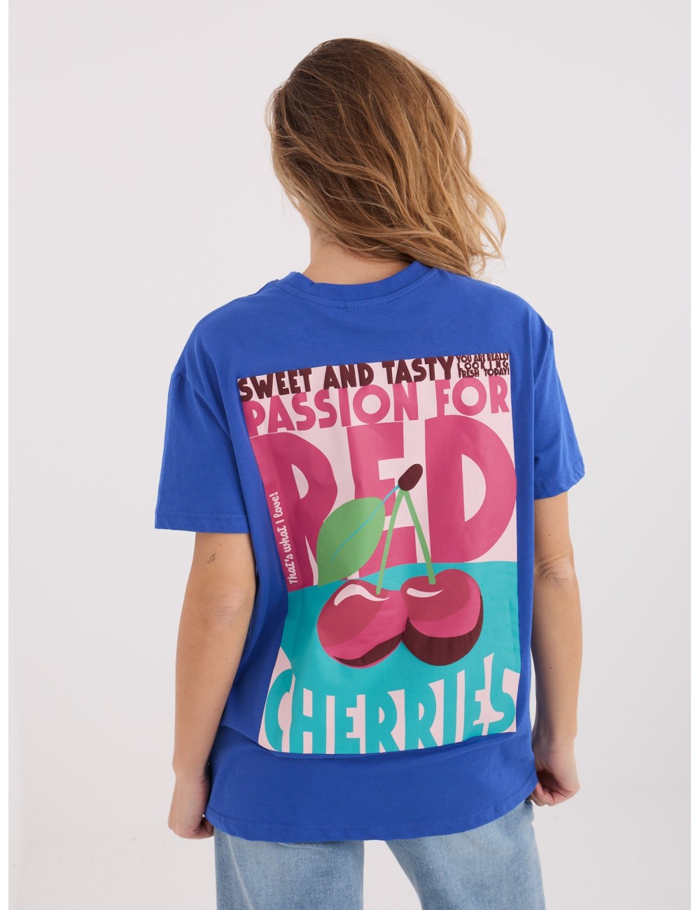 T-shirt-D12022AH02645W-biało-żółty