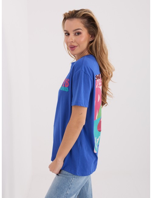 T-shirt-D12022AH02645W-biało-żółty