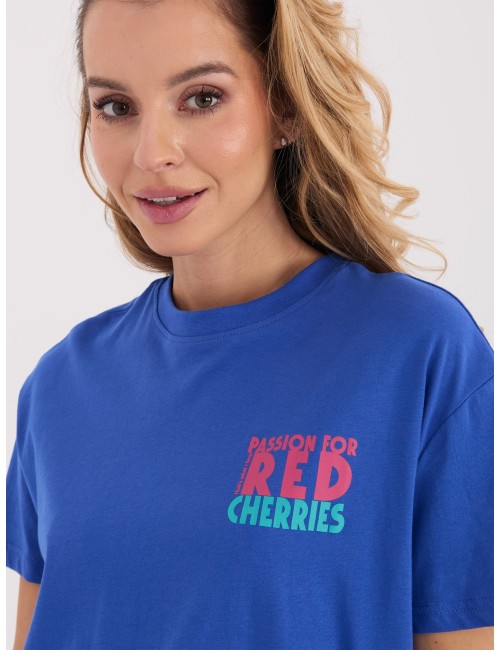 T-shirt-D12022AH02645W-biało-żółty