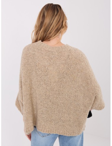 Sweter-CH-SW-72996.26-ciemny brązowy