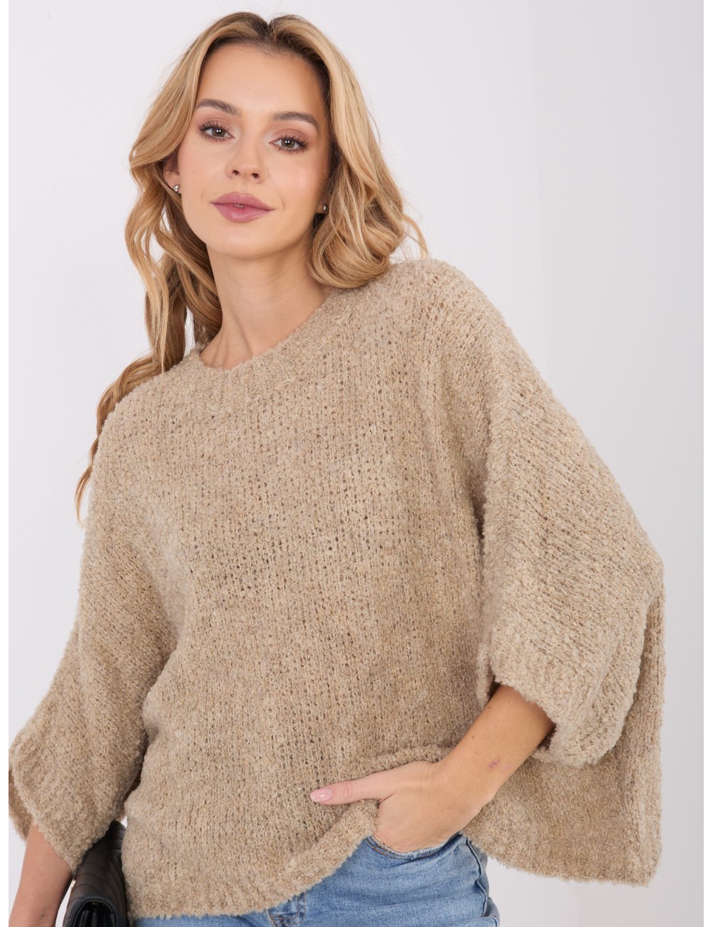 Sweter-CH-SW-72996.26-ciemny brązowy