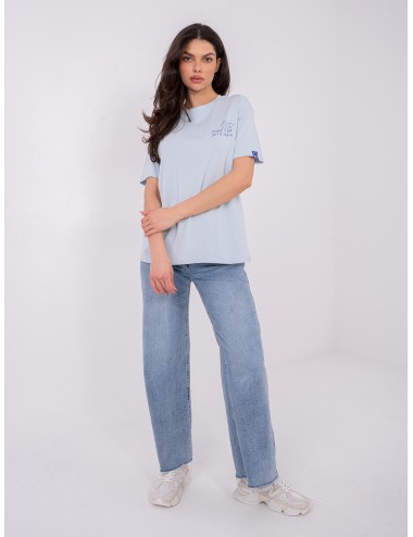 T-shirt-D12022M02842A-jasny różowy