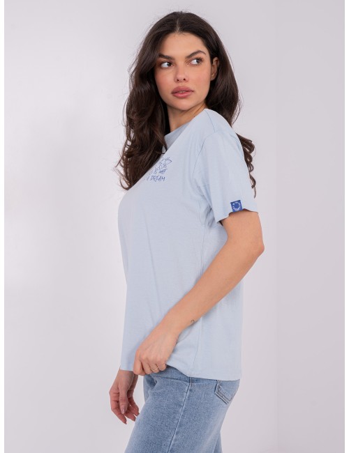 T-shirt-D12022M02842A-jasny różowy