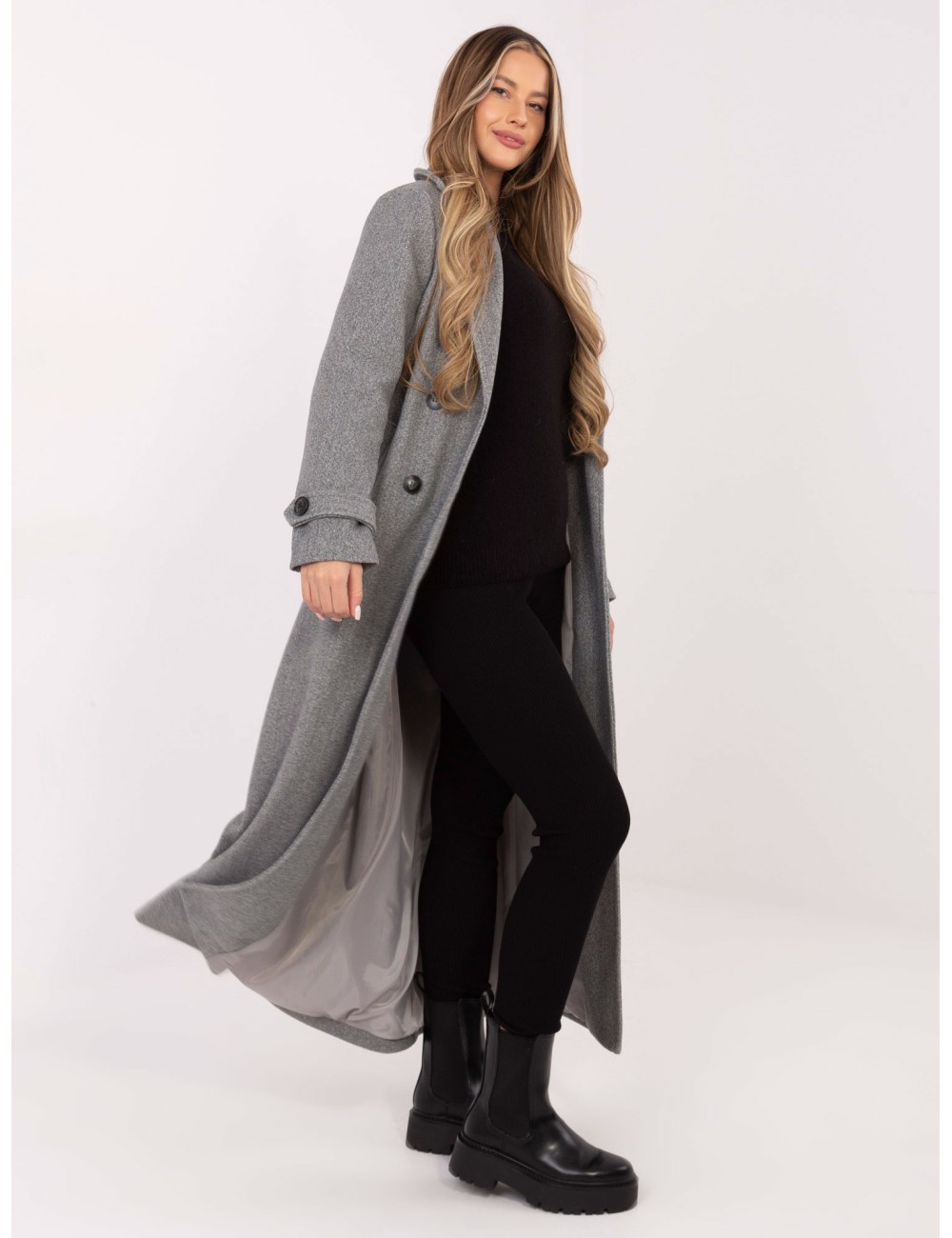 Leginsy-D93050Z62285A-ciemny brązowy