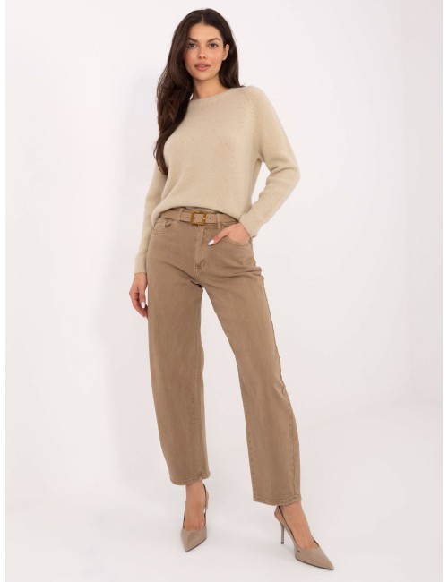 Spodnie jeans-VM-SP-J1571-6.08-ciemny bezowy