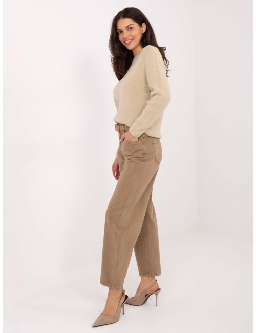 Spodnie jeans-VM-SP-J1571-6.08-ciemny bezowy