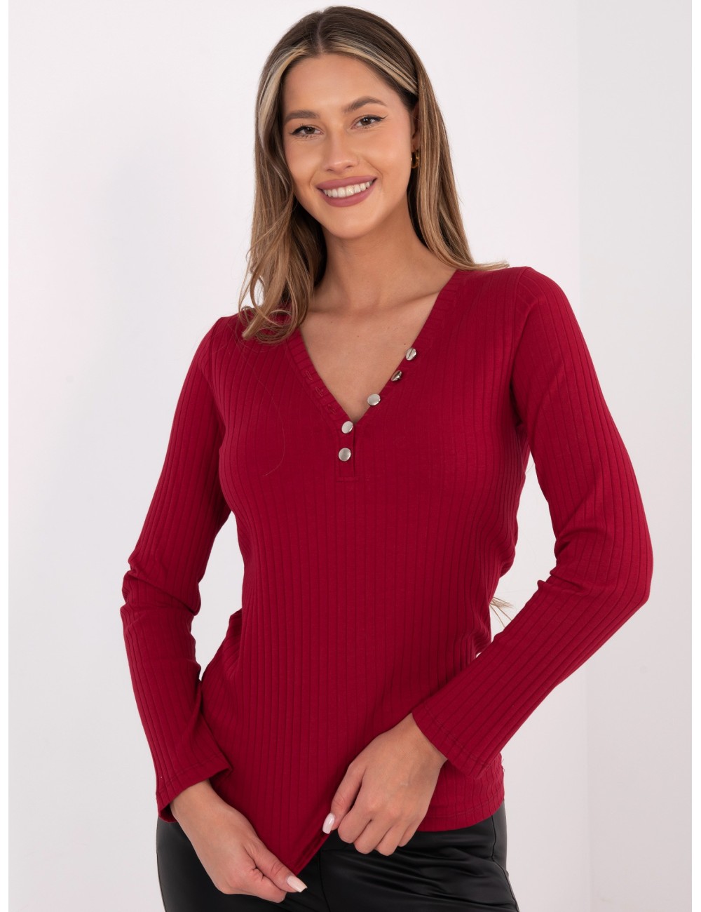 Bluzka-RV-BZ-A1045.99-ciemny bezowy