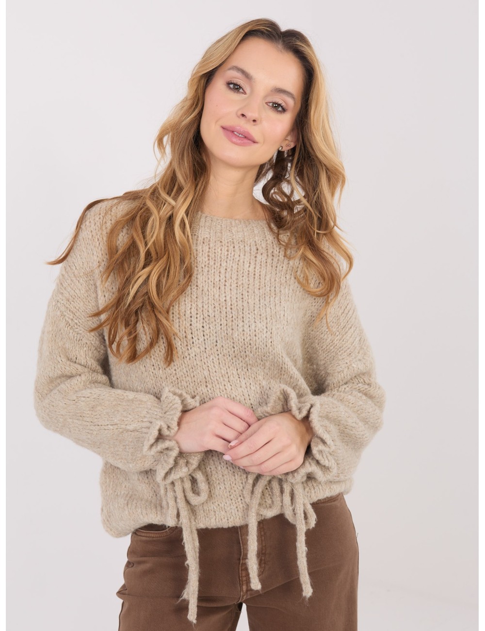 Sweter-MI-SW-1512.28-jasny beżowy