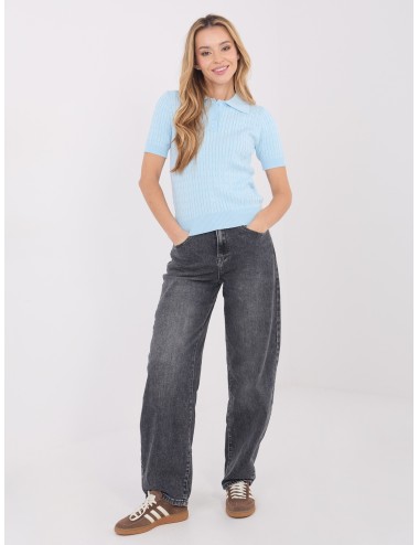 Sweter-PM-SW-CV6679.32-ciemny brązowy