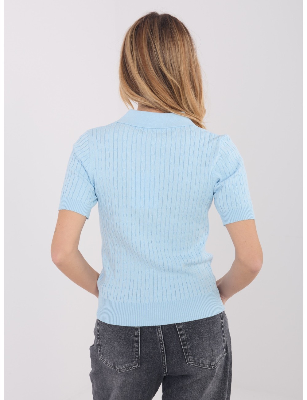 Sweter-PM-SW-CV6679.32-ciemny brązowy
