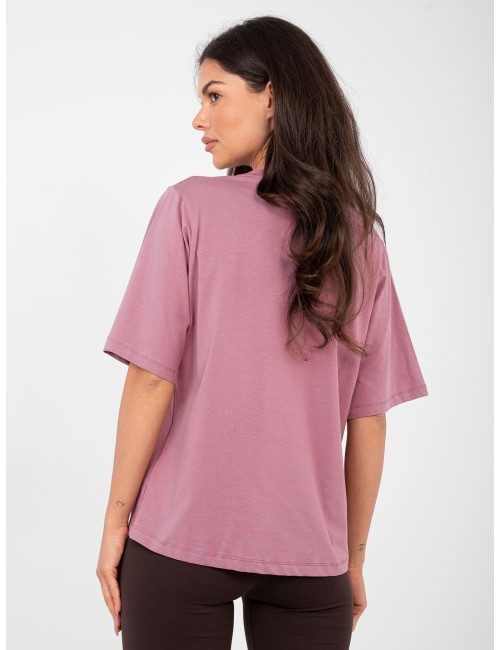 T-shirt- RV-TS-A1089.87-jasny żółty