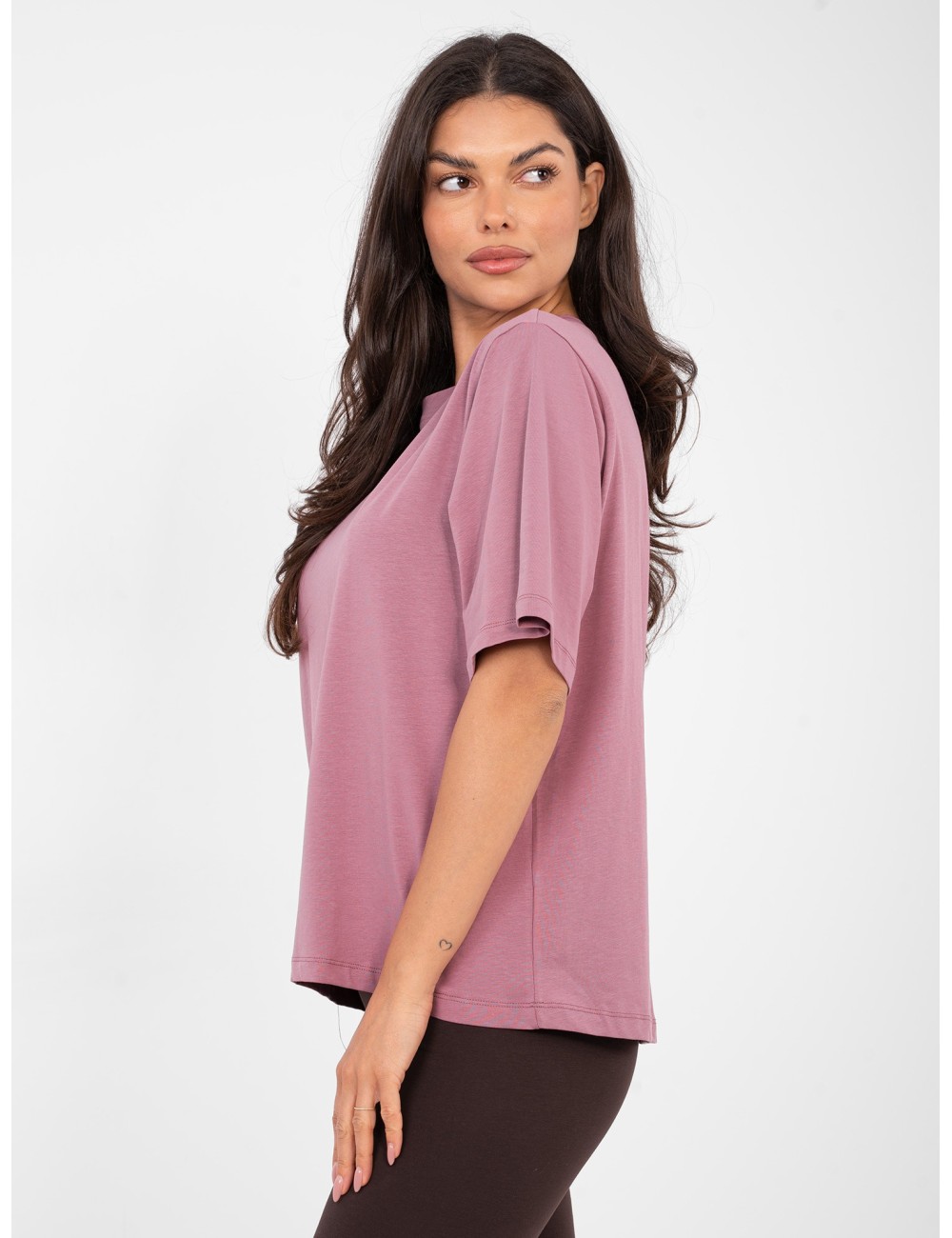 T-shirt- RV-TS-A1089.87-jasny żółty