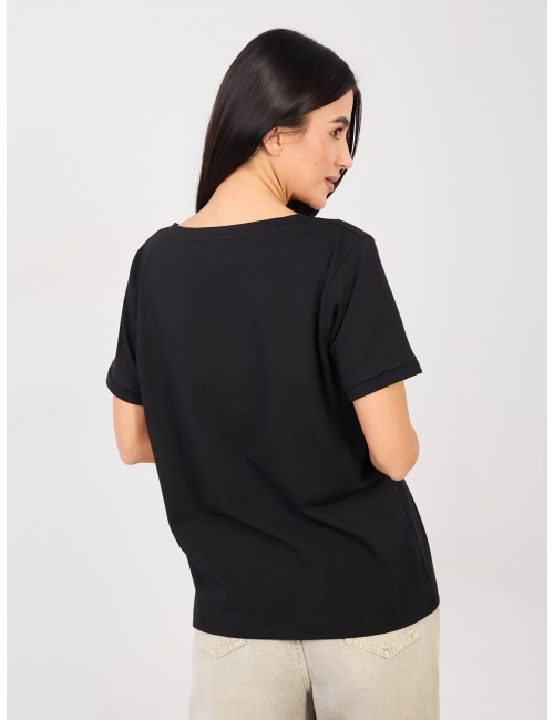T-shirt-RV-TS-A1094.45-ciemny brązowy