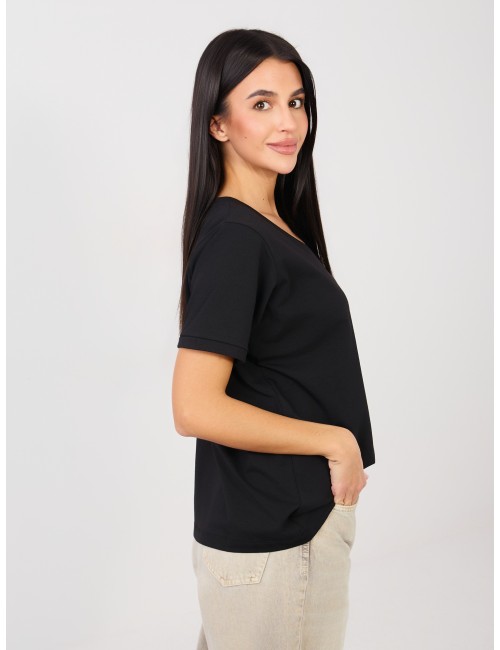 T-shirt-RV-TS-A1094.45-ciemny brązowy