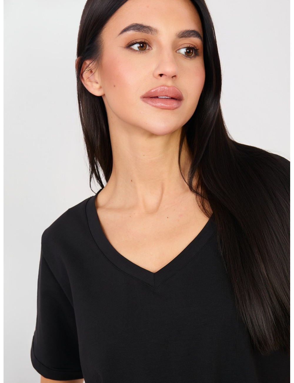 T-shirt-RV-TS-A1094.45-ciemny brązowy
