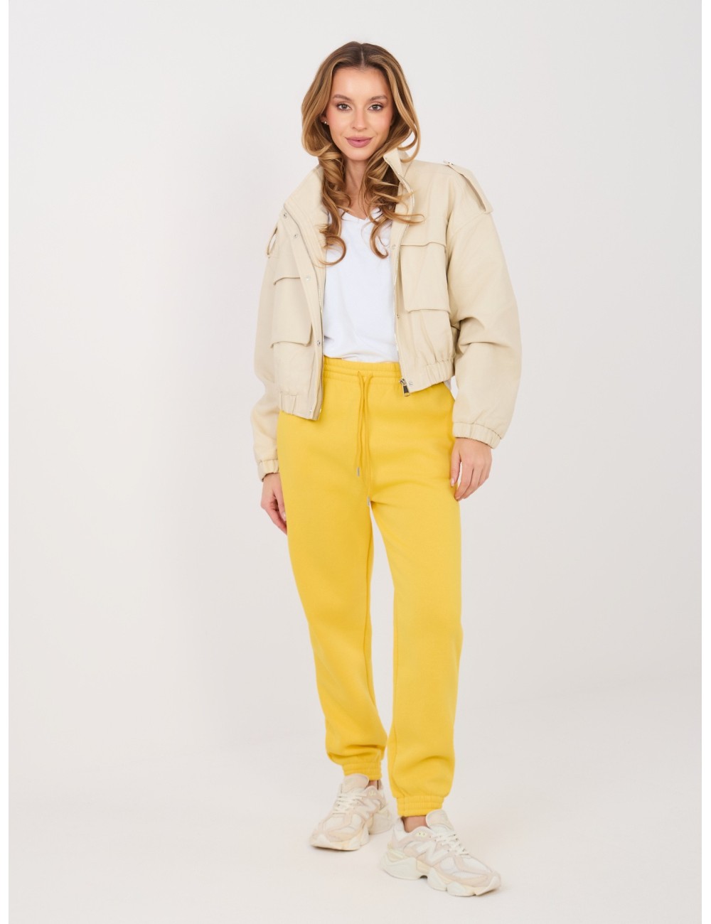 Spodnie dresowe-CLM-DR-1107.98-szary