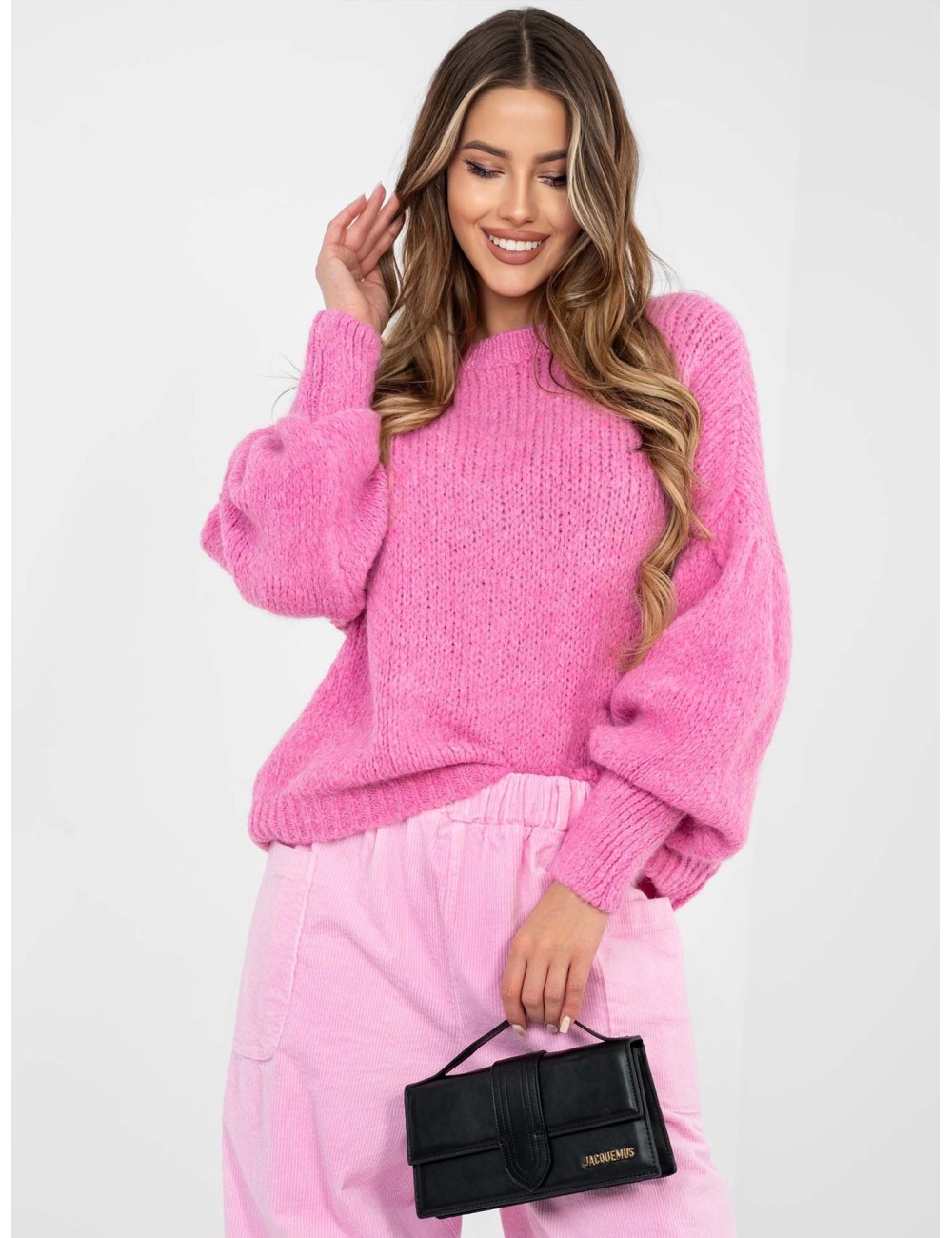 Sweter-MI-SW-0302.18-jasny żółty