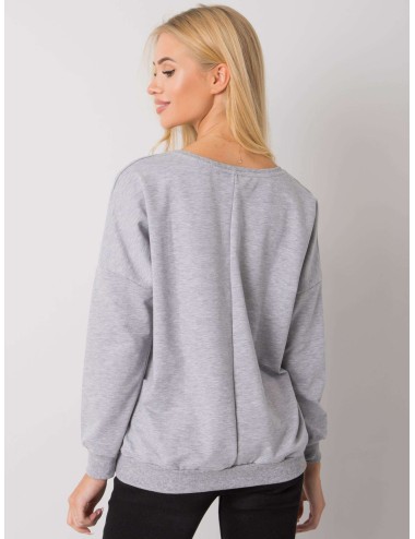 Khaki damska bluza bez kaptura