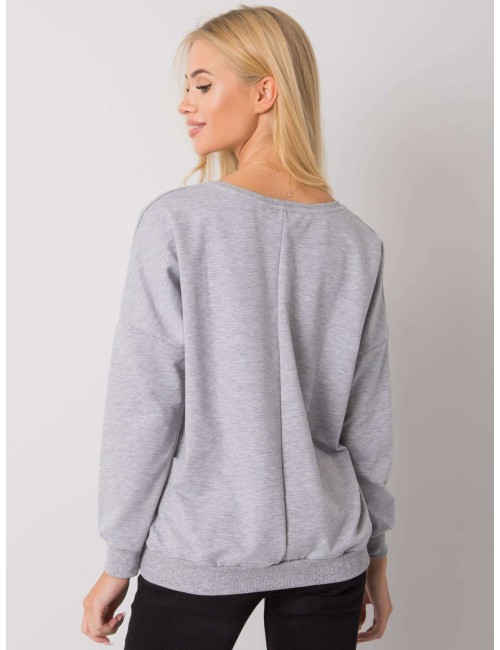 Khaki damska bluza bez kaptura