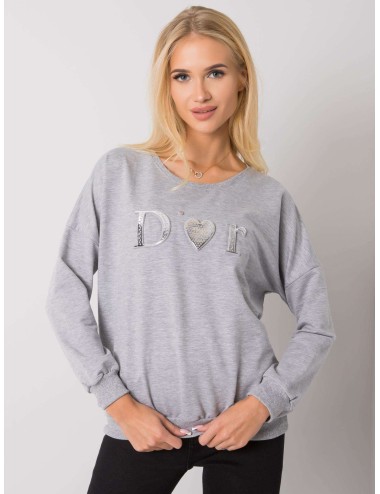 Khaki damska bluza bez kaptura