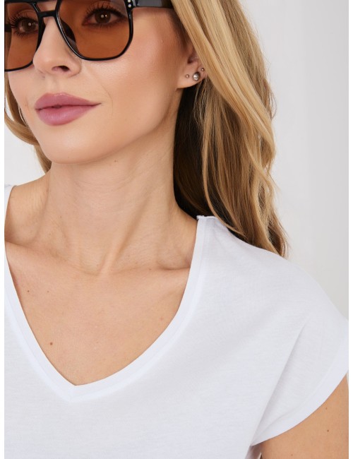 T-shirt-D12041AH02570C-ciemny bezowy