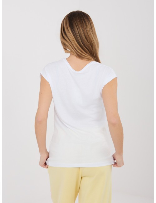 T-shirt-D12041AH02570C-ciemny bezowy