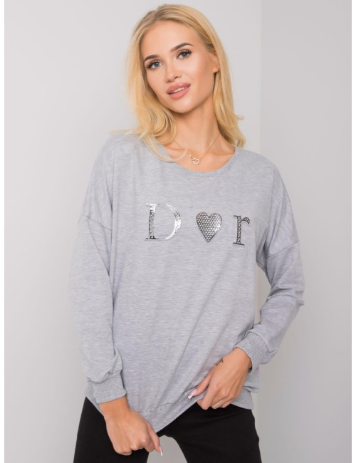Khaki damska bluza bez kaptura