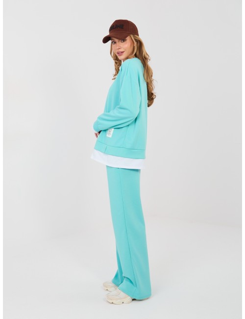Spodnie dresowe-IT-DR-22230.92-jasny żółty