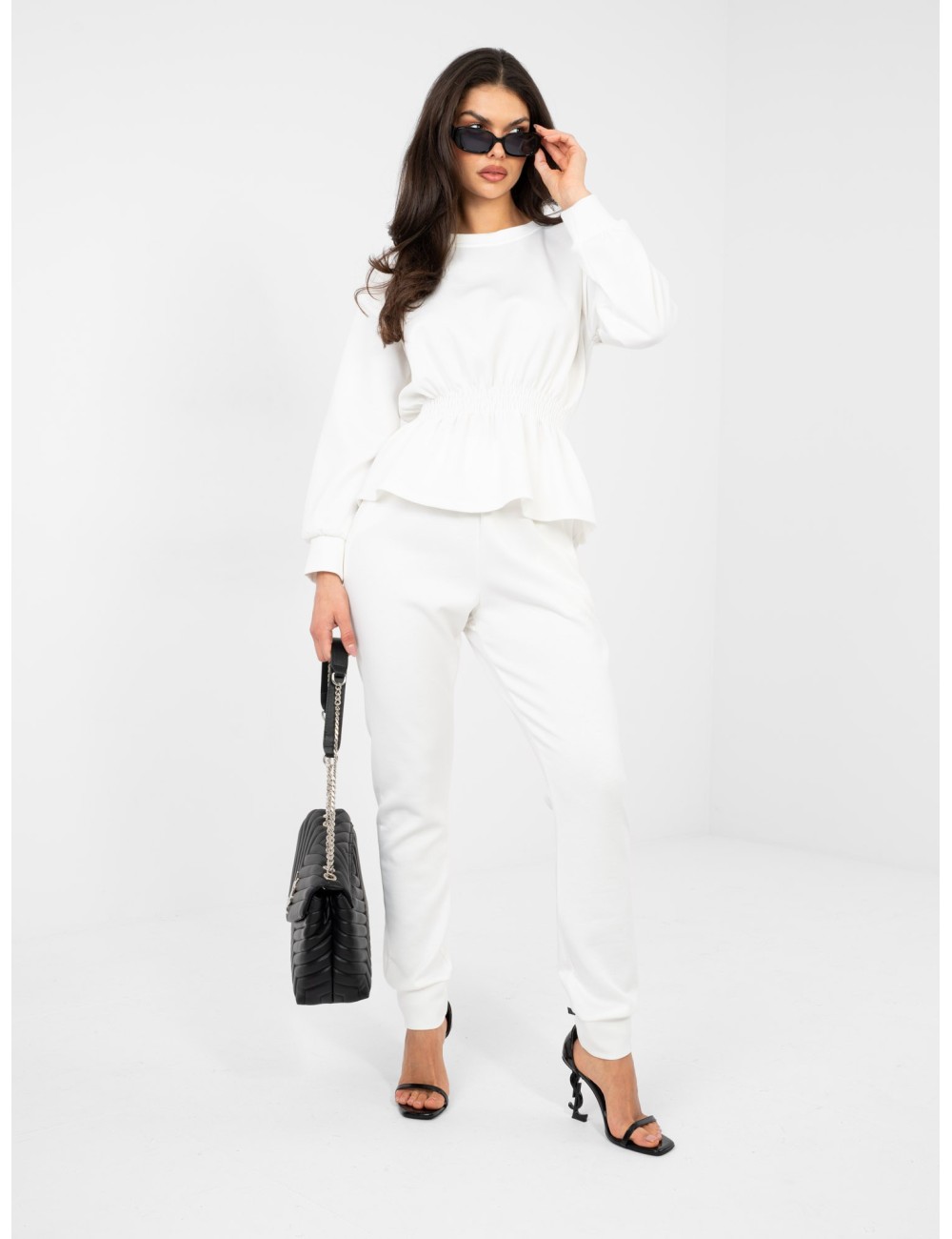 Spodnie dresowe-IT-DR-22239.94-jasny różowy