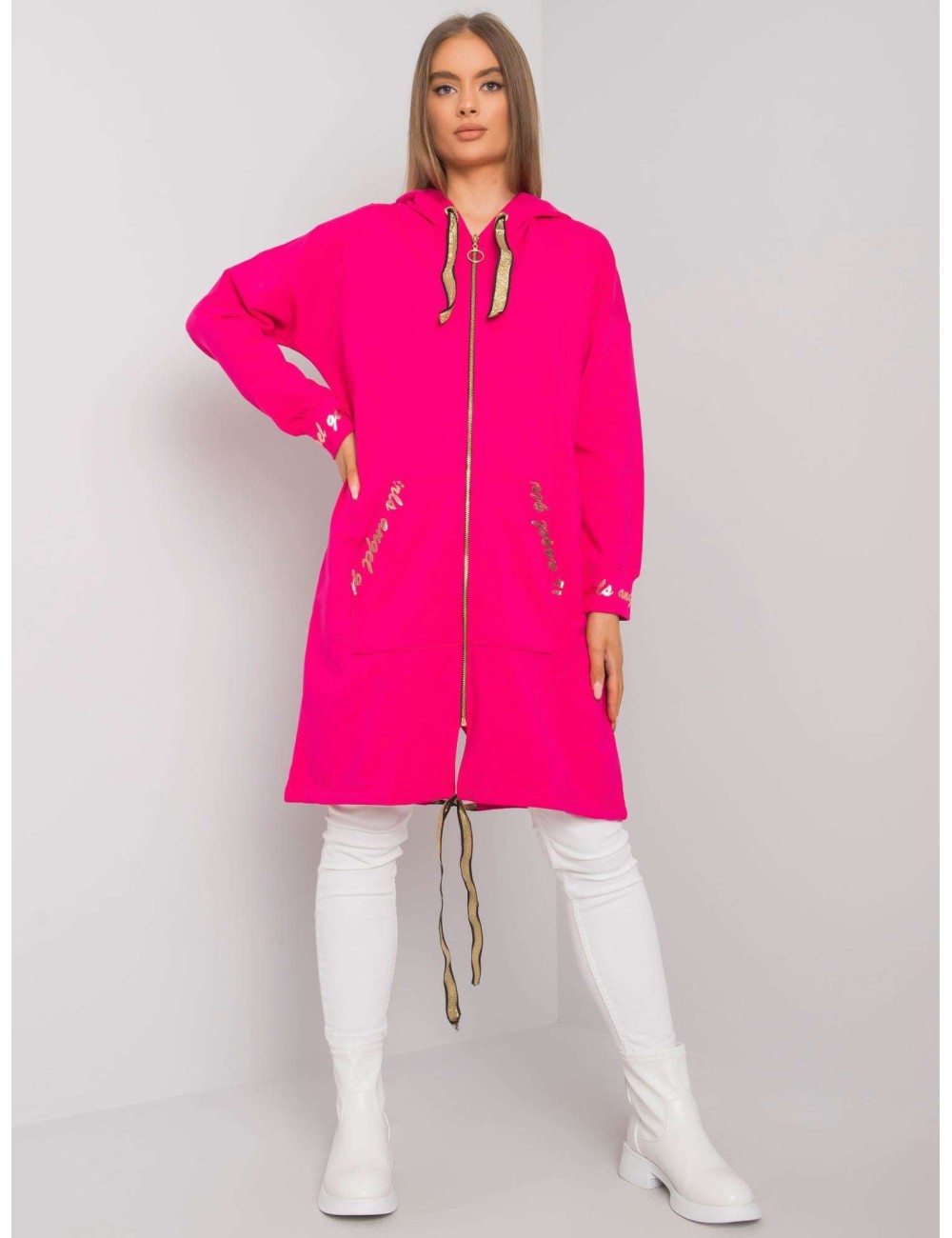Rozpinana bluza na suwak