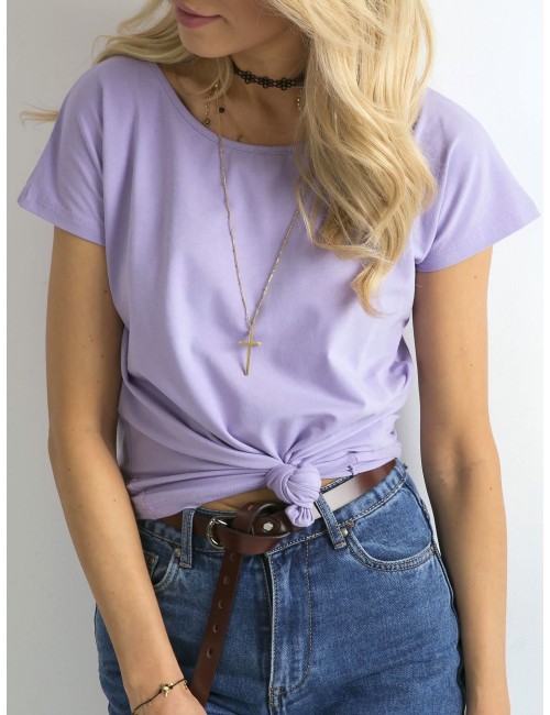 Fioletowy t-shirt Circle