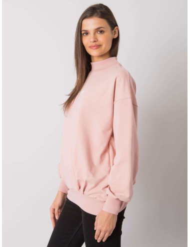RUE PARIS Czarna damska bluza bez kaptura