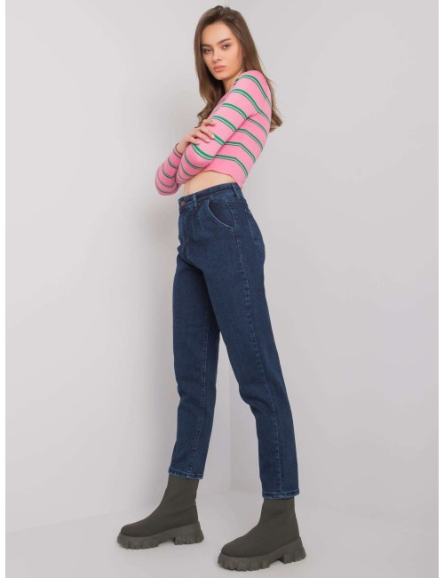 Damskie spodnie mom jeans