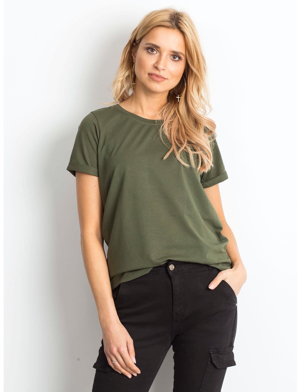 Bawełniany t-shirt damski basic