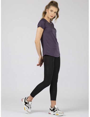 Damski sportowy t-shirt fioletowy TOMMY LIFE