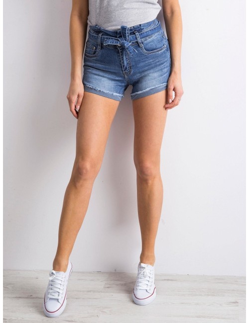 Szorty jeansowe high waist