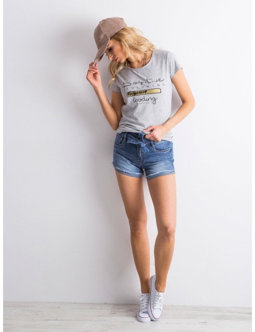 Szorty jeansowe high waist