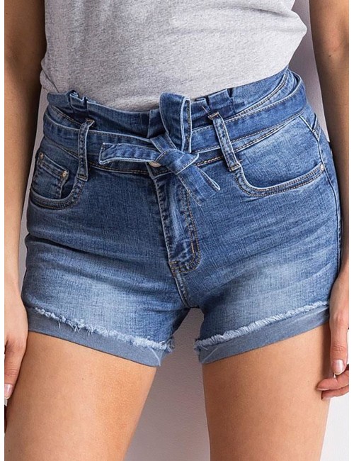 Szorty jeansowe high waist