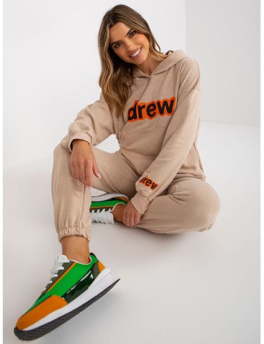 Damski komplet dresowy z bluzą z kapturem