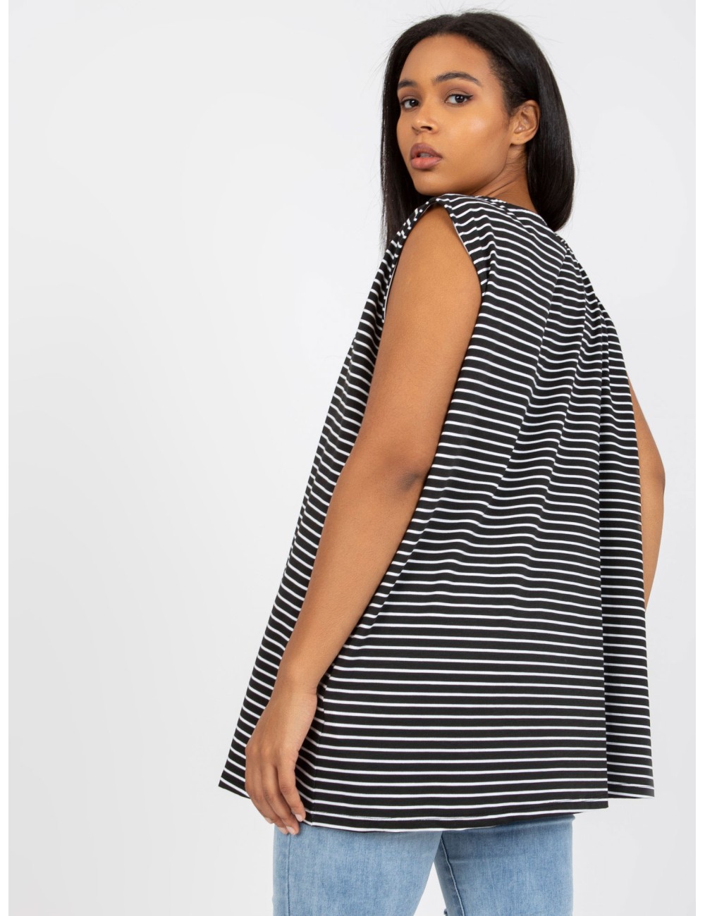 Top plus size bawełniany