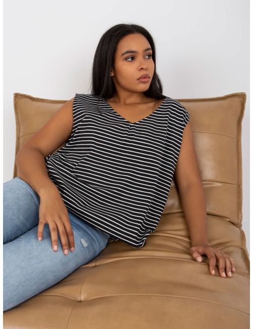 Top plus size bawełniany