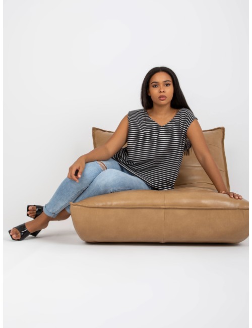 Top plus size bawełniany