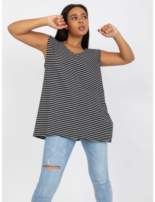 Top plus size bawełniany