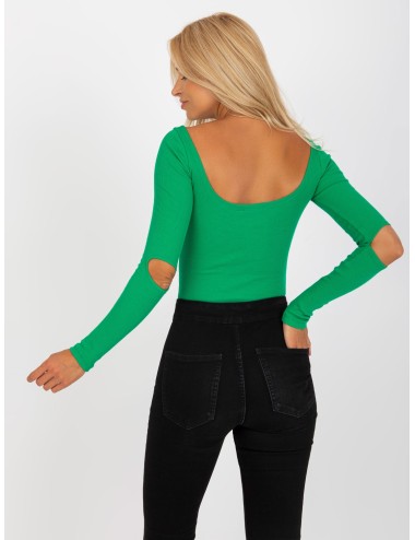 Dopasowana bluzka basic w prążki RUE PARIS