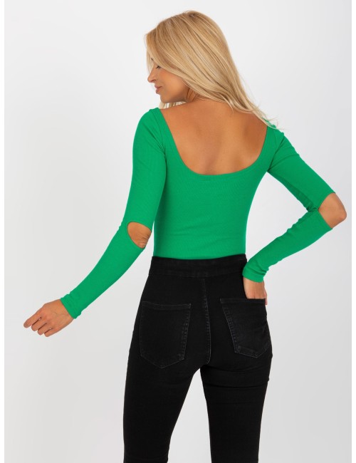 Dopasowana bluzka basic w prążki RUE PARIS