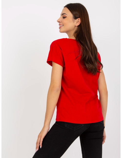 Damski t-shirt basic z bawełny