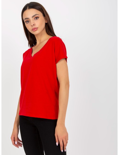 Damski t-shirt basic z bawełny