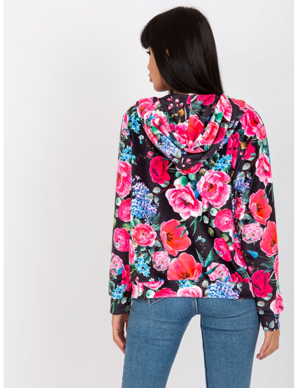 Rozpinana bluza w kwiaty RUE PARIS