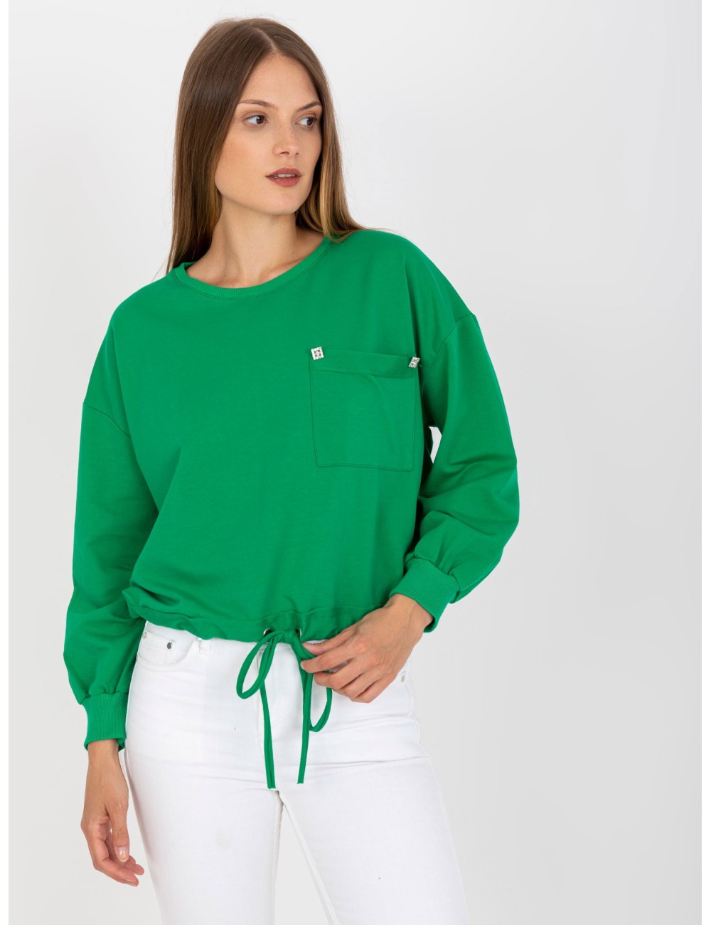 Bluza bez kaptura ze ściągaczem RUE PARIS