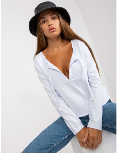 Bluzka basic z długim rękawem RUE PARIS